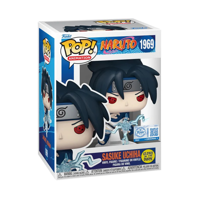 Funko: Naruto - Sasuke Uchiha (Chidori Glow) New Classics 1969 Pop!