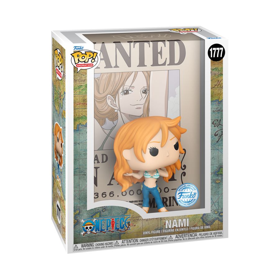 Funko: One Piece - Nami Wanted Poster Cover 1777 Pop!