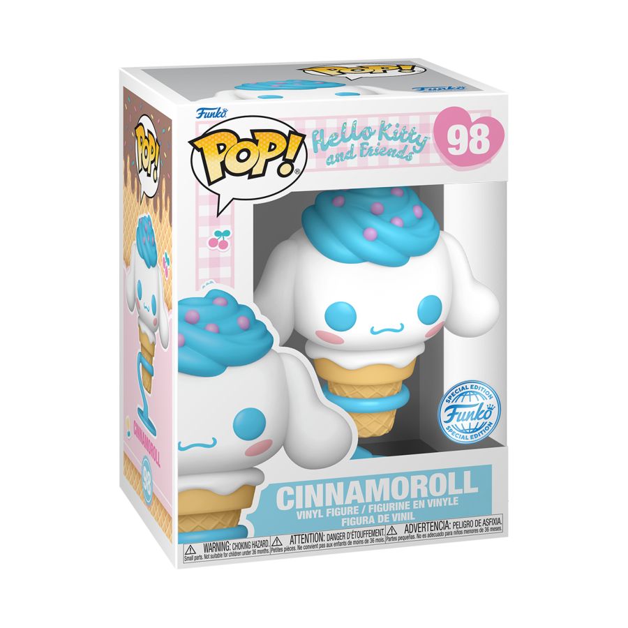 Funko: Hello Kitty - Cinnamoroll as Ice Cream Cone 98 Pop!