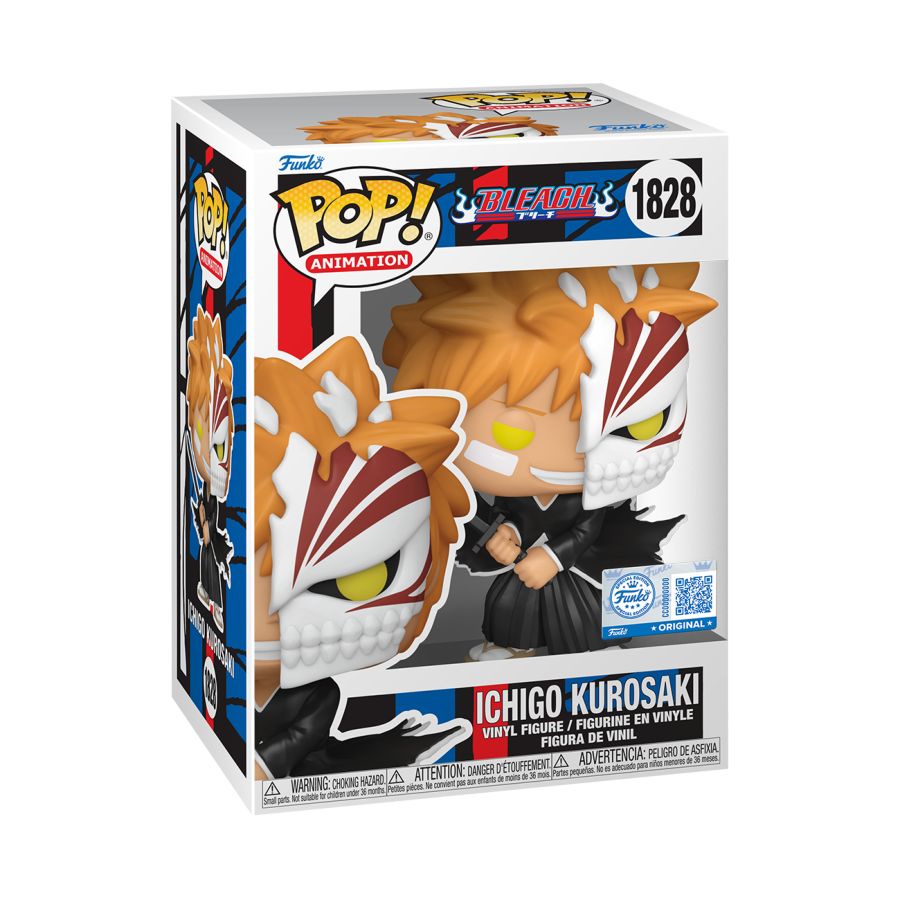 Funko: Bleach - Ichigo with Half Mask 1828 Pop!
