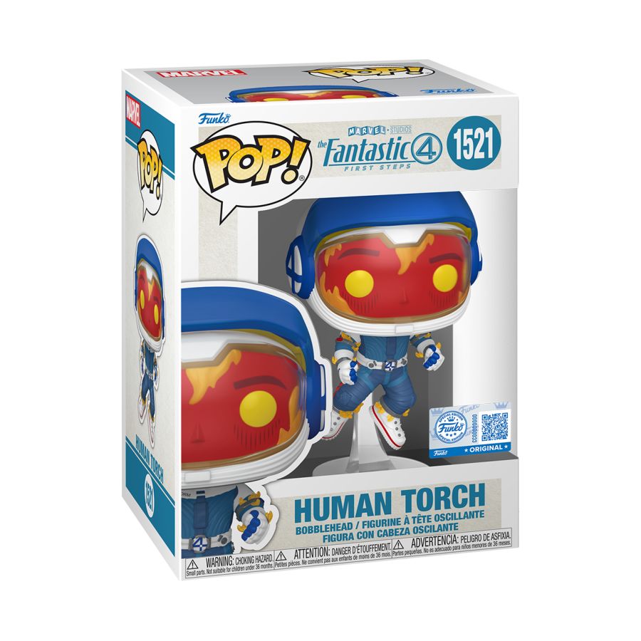 Funko: Fantastic 4 - Human Torch! 1521 Pop!