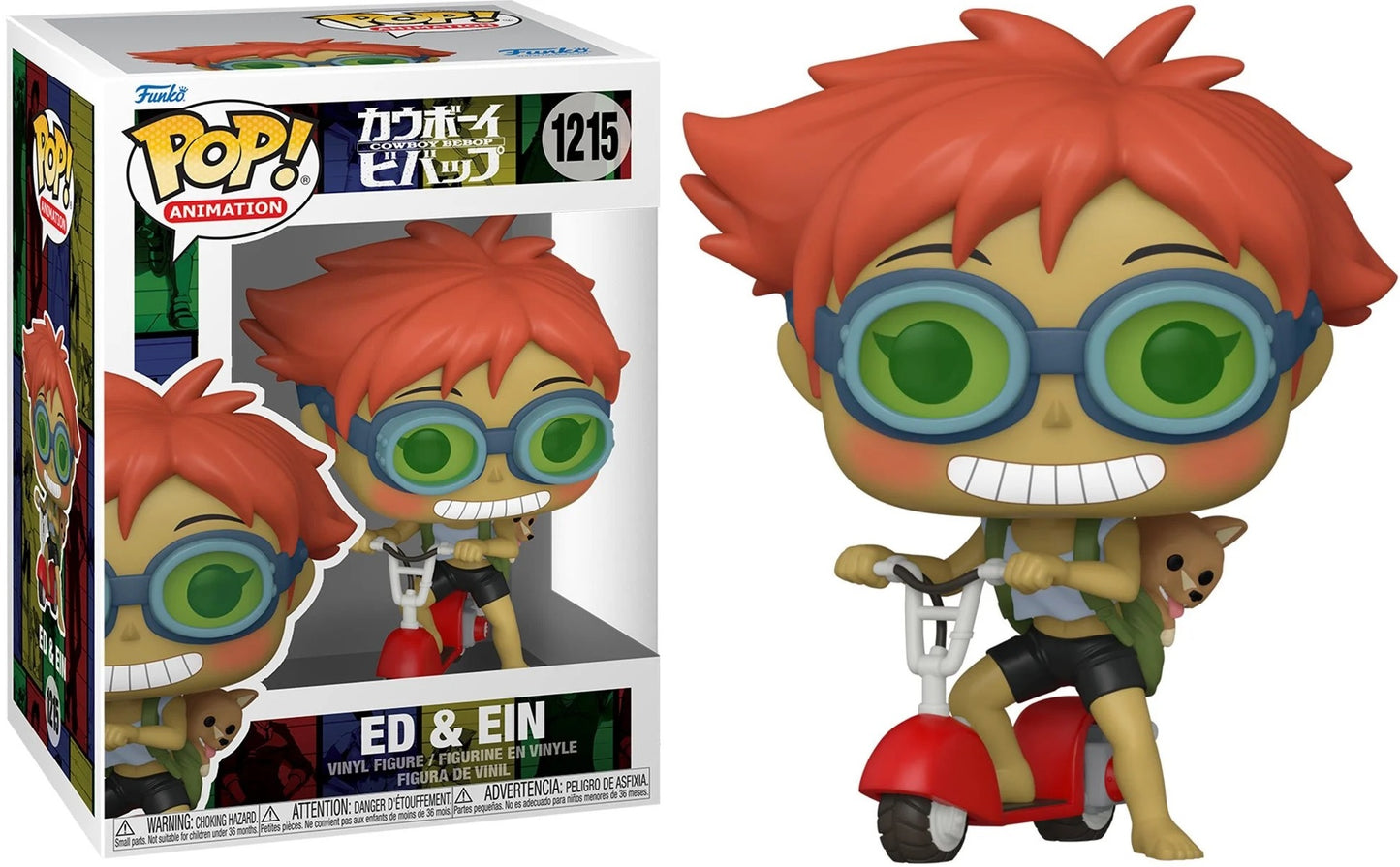 Funko: Cowboy Bebop - Ed & Ein Scooter 1215 Pop!
