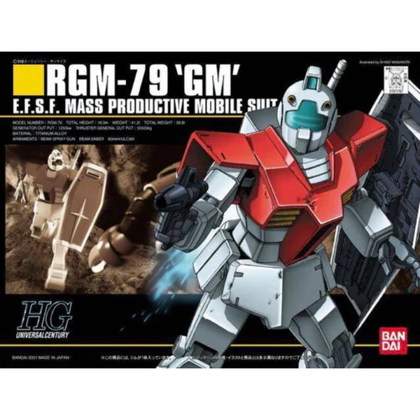 Bandai:  1/144 HGUC RGM79 GM