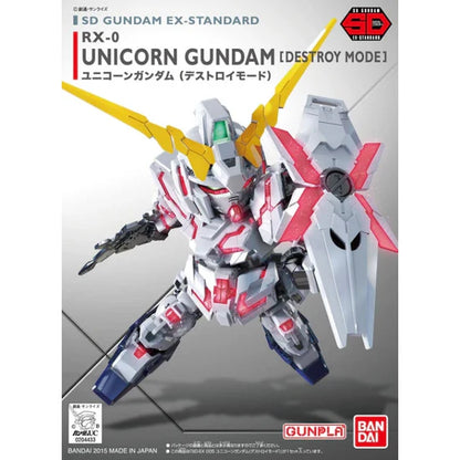 Bandai: SD Gundam EX-Standard 005 Unicorn Gundam (Destroy Mode)