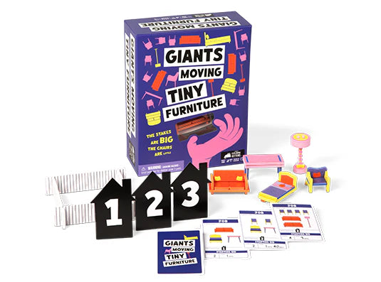 Giants Moving Tiny Furniture