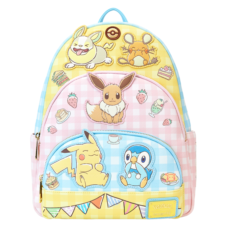 Loungefly: Pokemon - Cafe Triple Pocket Backpack