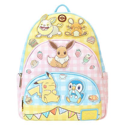 Loungefly: Pokemon - Cafe Triple Pocket Backpack