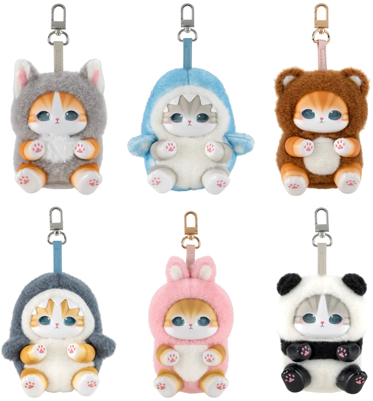 Kiramekko: Mofusand Plush Clip with Vinyl Face (Blind Box)