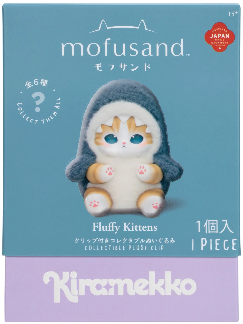 Kiramekko: Mofusand Plush Clip with Vinyl Face (Blind Box)