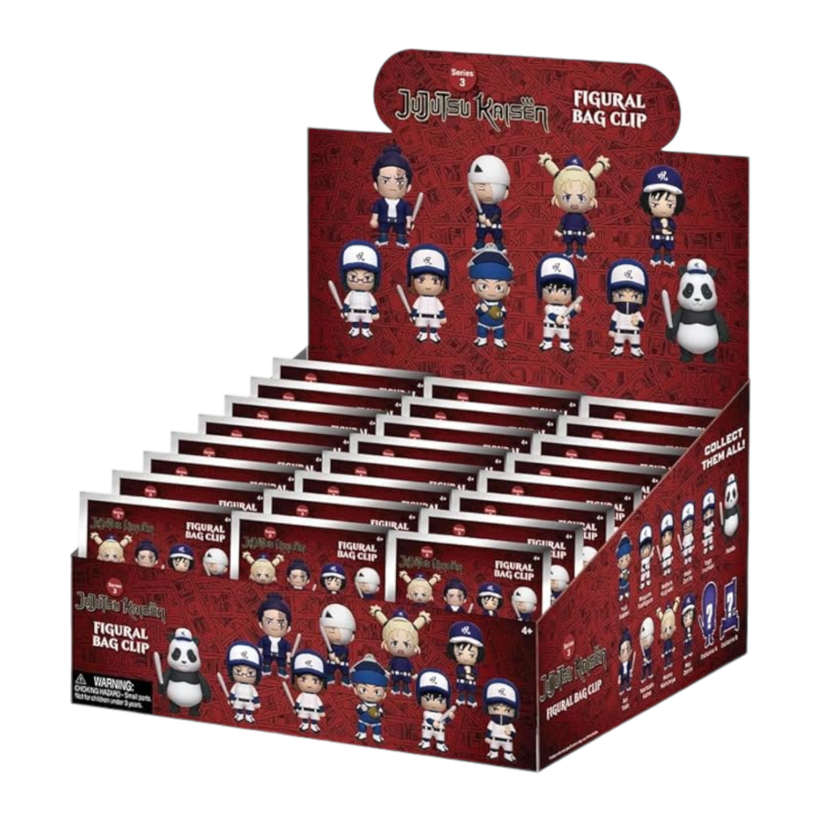 Jujutsu Kaisen - 3D PVC Bag Clips (Series 3) Blind Bag