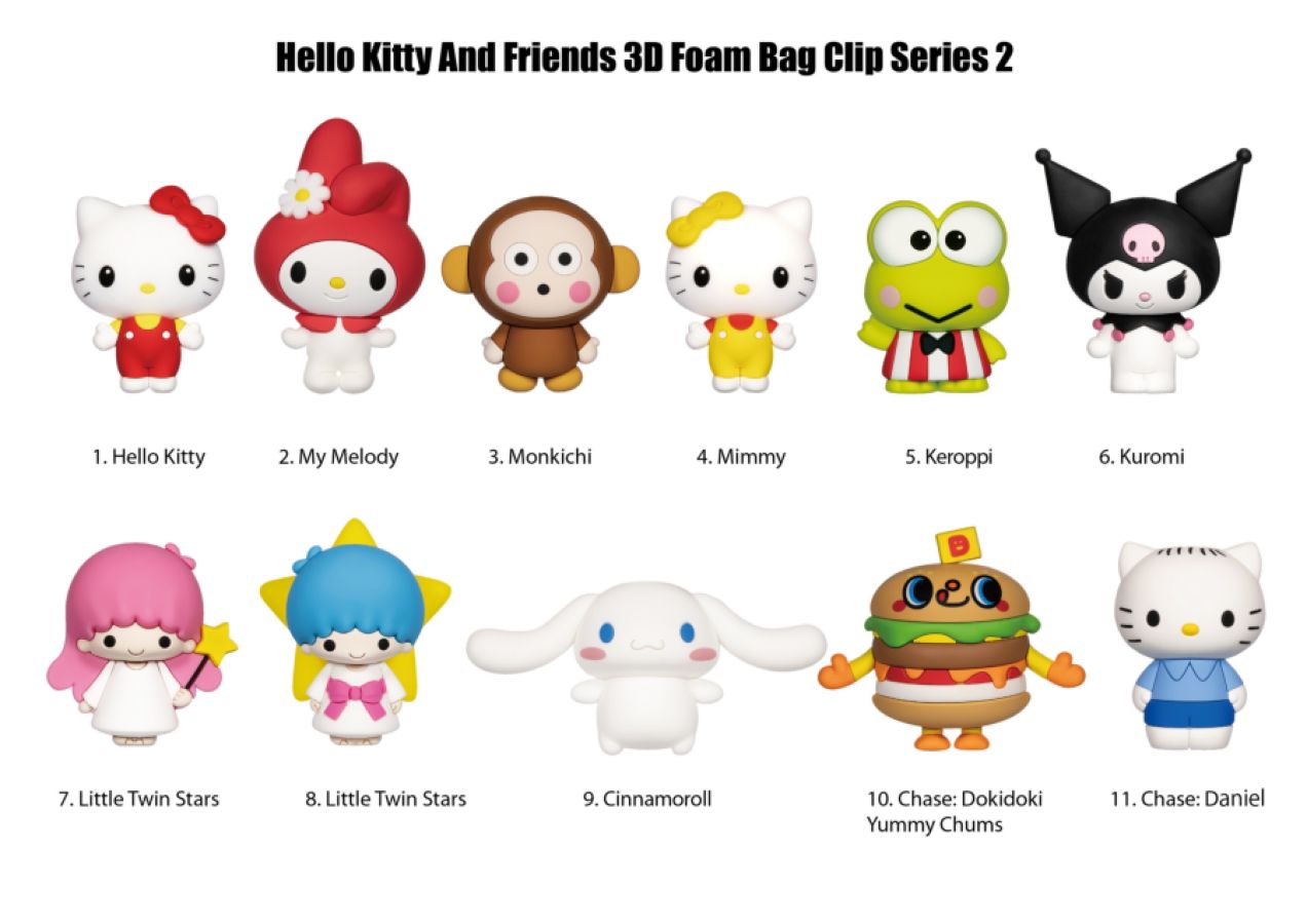 Hello Kitty and Friends - 3D PVC Bag Clips (Series 2) Blind Bag