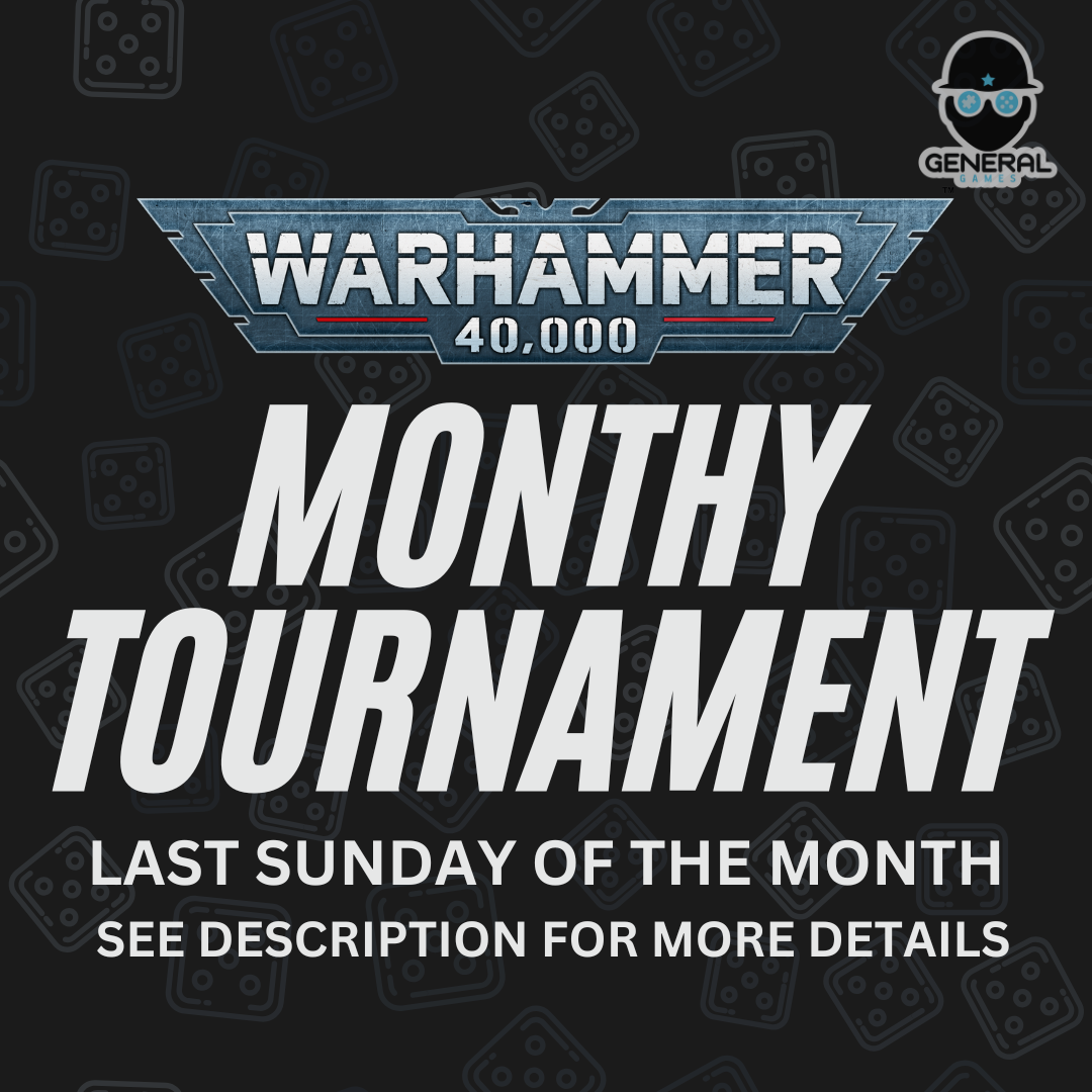 Chirnside Park Monthly Warhammer 40k Tournament (Doubles) - March 29th