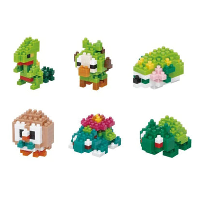 Nanoblock: Pokemon - Grass Set (Display)