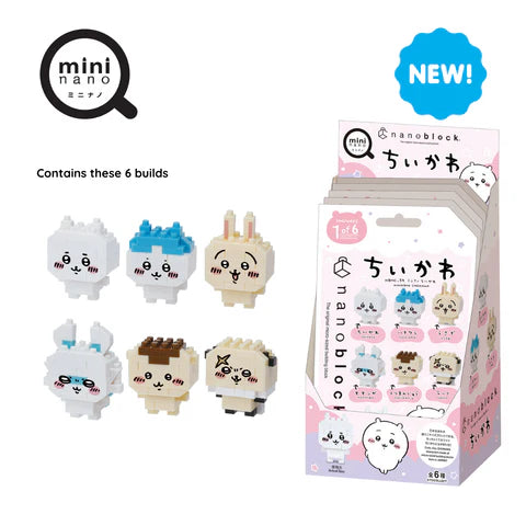 Nanoblock: Mininano Chiikawa Characters (Blind Bag)