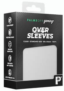 Palms Off: Premium Over Sleeves - Standard Size 100pc - Clear