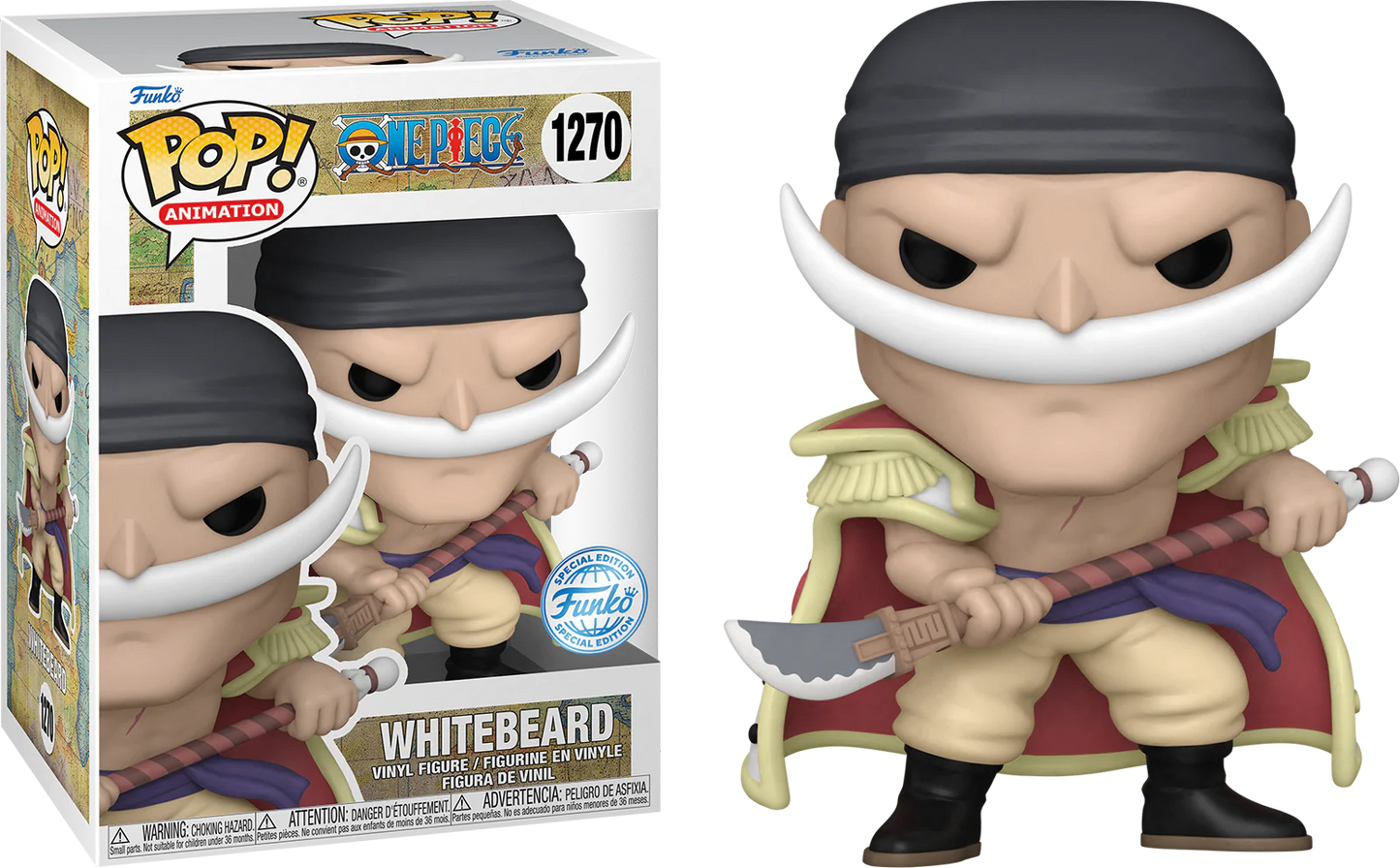 Funko: One Piece - Whitebeard 1270 Pop!