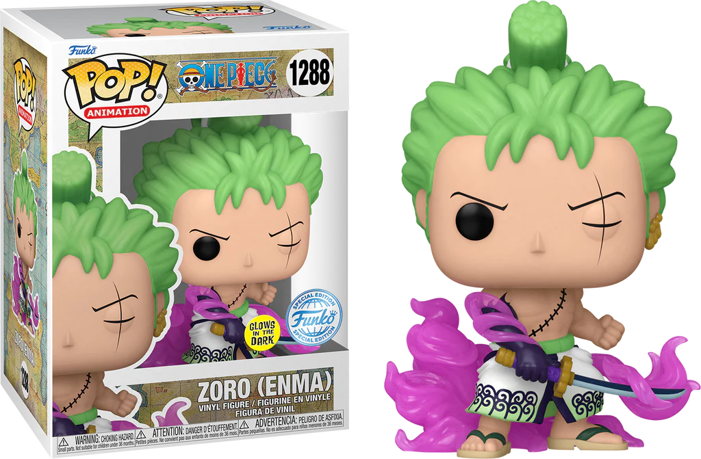 Funko: One Piece - Zoro w/ Enma 1288 Pop!