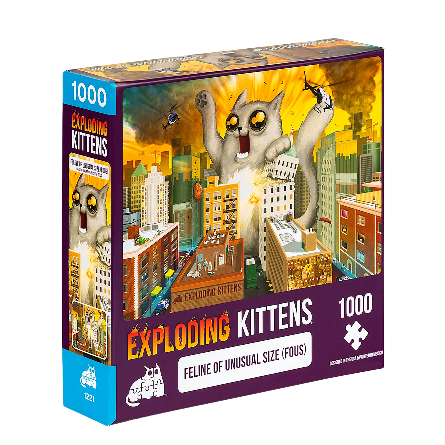 Exploding Kittens: Feline of Unusual Size 1000pc