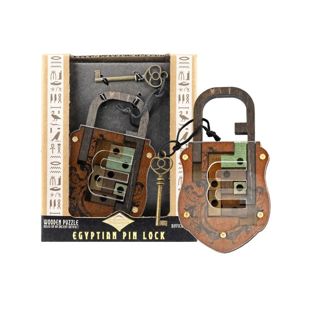 Project Genius: Lock & Key Puzzle Egyptian Pin Lock