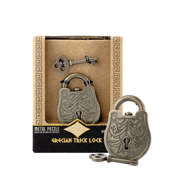 Project Genius: Lock & Key Puzzle Grecian trick Lock