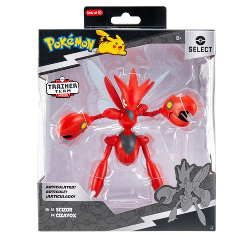 Pokemon: Trainer Team Super-Articulated Action Figure - Scizor