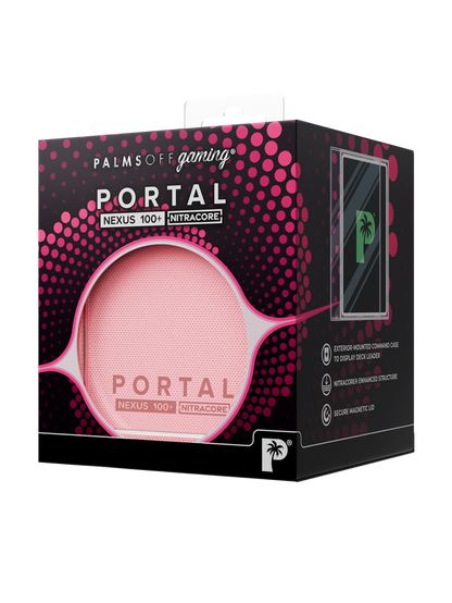 Palms Off: Portal Deck Box Nexus 100+ Pink