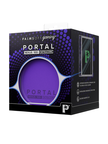 Palms Off: Portal Deck Box Nexus 100+ Purple