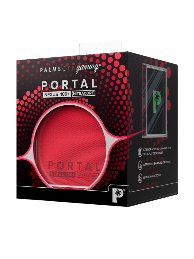 Palms Off: Portal Deck Box Nexus 100+ Red