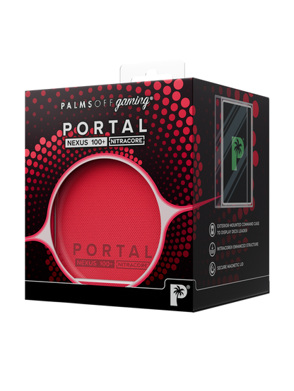 Palms Off: Portal Deck Box Nexus 100+ Red