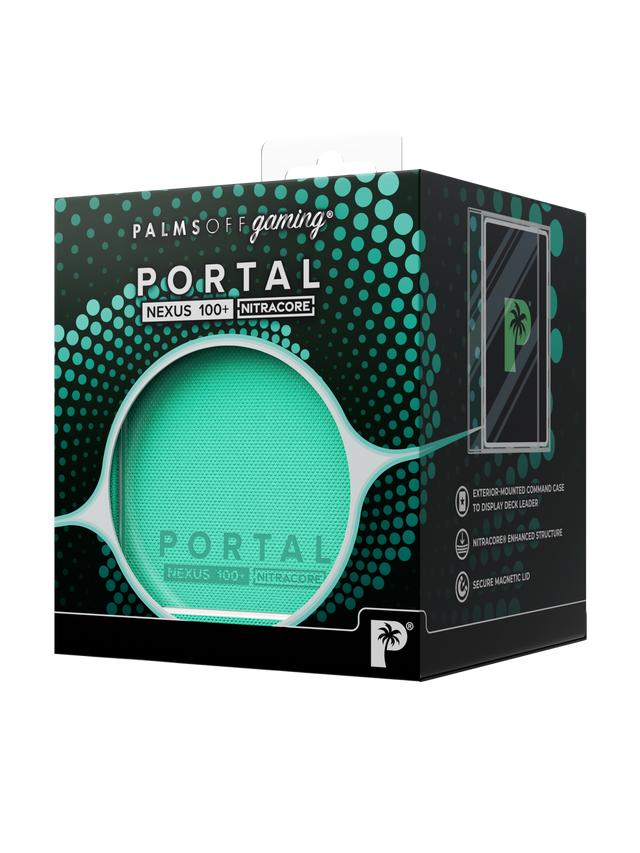 Palms Off: Portal Deck Box Nexus 100+ Turquoise