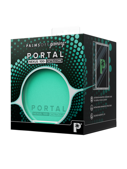 Palms Off: Portal Deck Box Nexus 100+ Turquoise