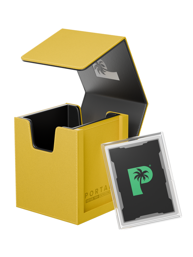 Palms Off: Portal Deck Box Nexus 100+ Yellow