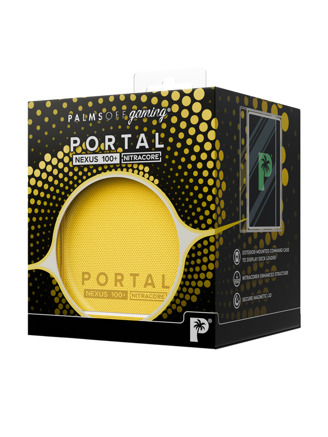 Palms Off: Portal Deck Box Nexus 100+ Yellow