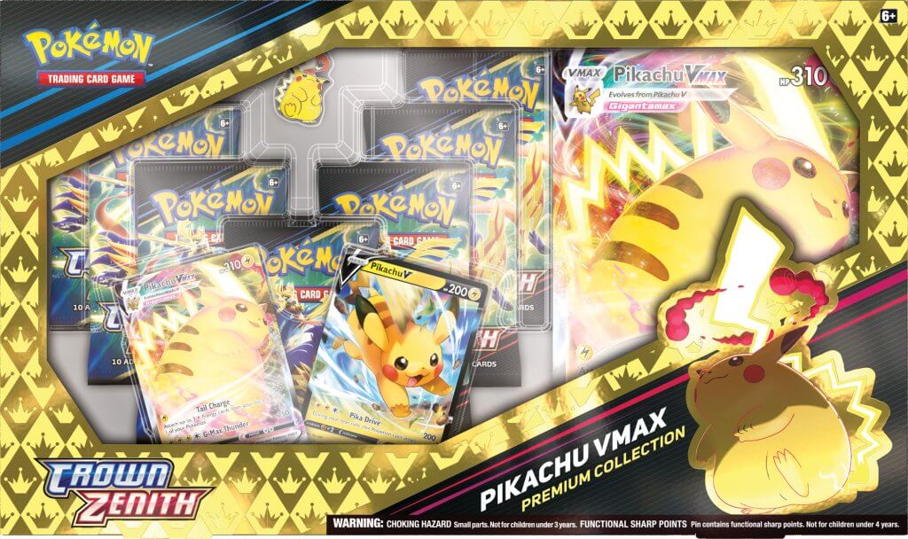 Pokemon: Crown Zenith Pikachu VMAX Premium Collection Box