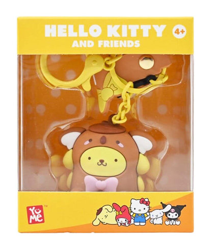 Hello Kitty: Keychain w/hand strap - Pompompurin