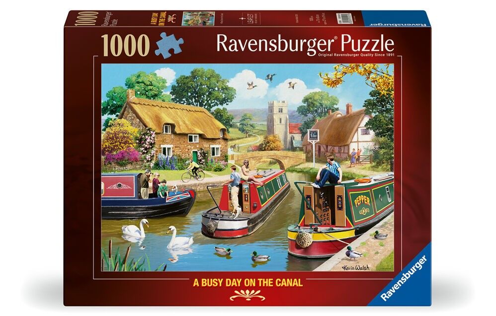 Ravensburger: A Busy Day on the Canal 1000pc