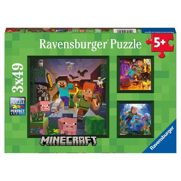 Ravensburger: Minecraft Biomes 3x49pc