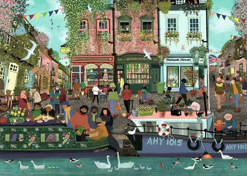 Ravensburger: Riverside Town 1000pc