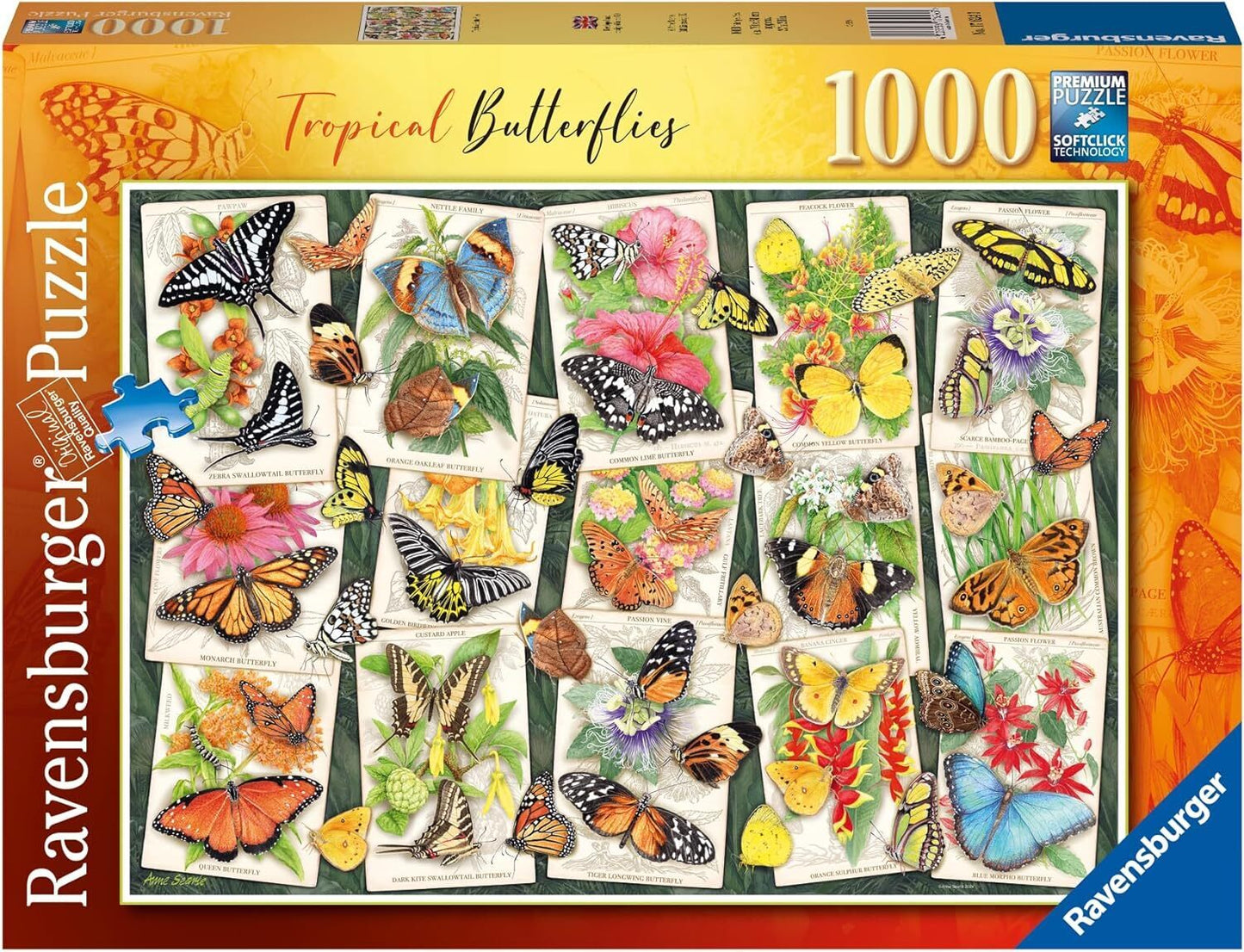 Ravensburger: Tropical Butterflies 1000pc