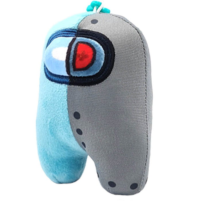 Among Us: Clip On Plush Ejected Edition - Blue/Grey Cyborg