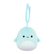 Squishmallows: 3.5" Clip-Ons Shah the Teal Whale