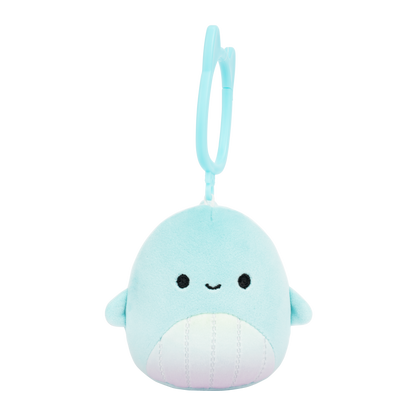 Squishmallows: 3.5" Clip-Ons Shah the Teal Whale