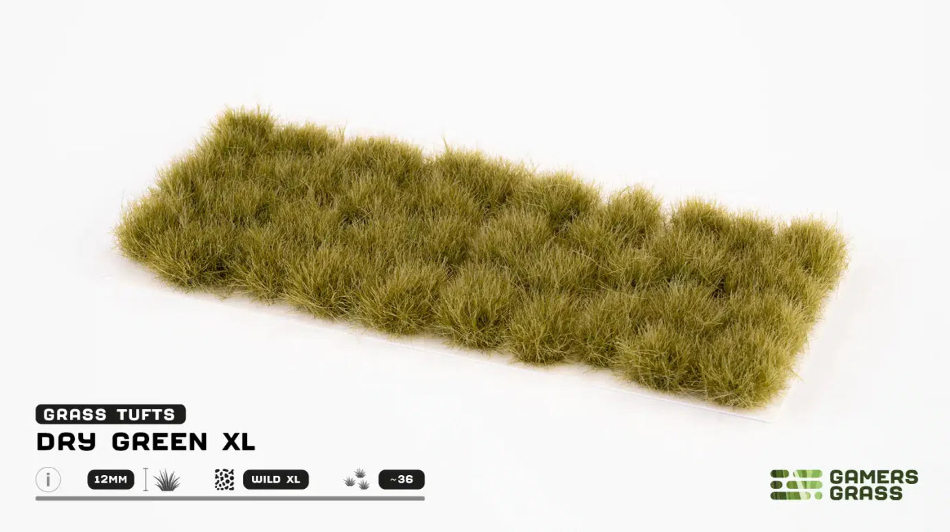 Gamers Grass: Dry Green Tufts 12mm