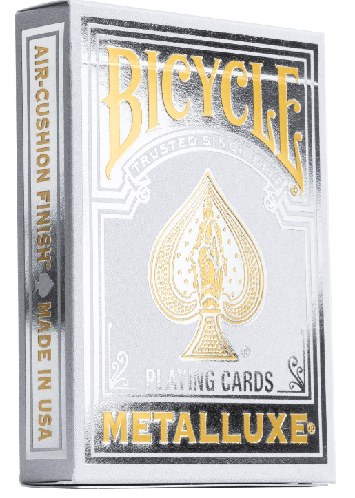 Bicycle: Metalluxe Playing Cards Silver