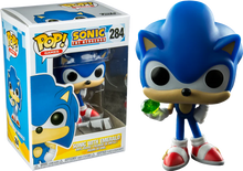 Funko: Sonic the Hedgehog - Sonic w. Emerald 284 Pop!