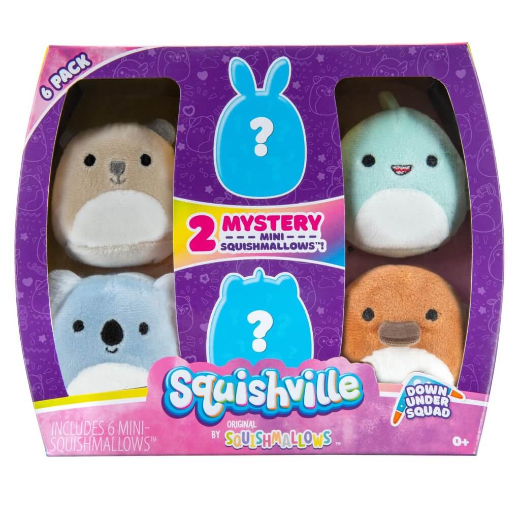 Squishmallow Squishville: Mini Plush (6 Pack)