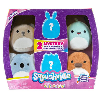 Squishmallow Squishville: Mini Plush (6 Pack)