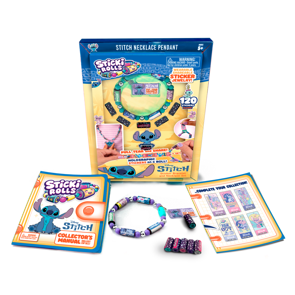 Sticki Rolls: Disney Stitch Pendant Set