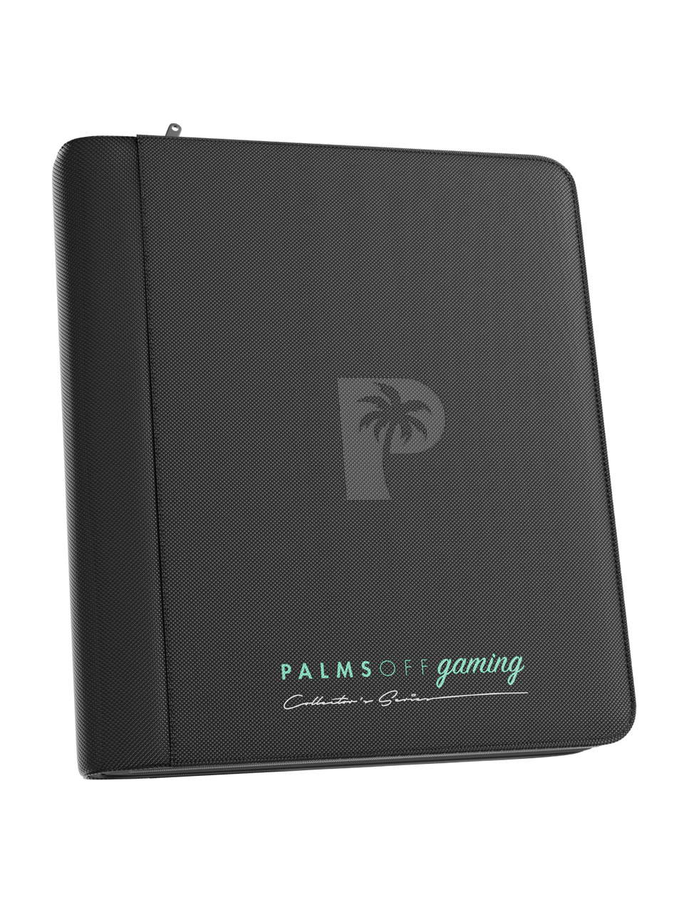 Palms Off: Collector's Series 4 Pocket Top Loader Zip Binder - Black
