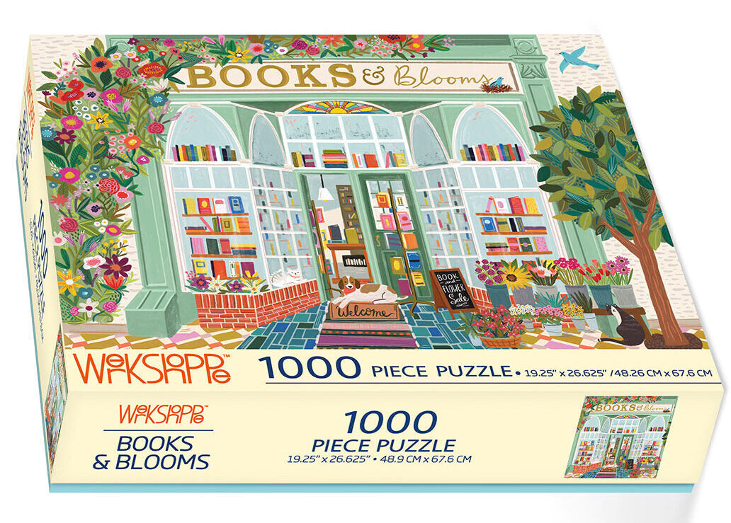 WerkShoppe: Books & Blooms 1000pc